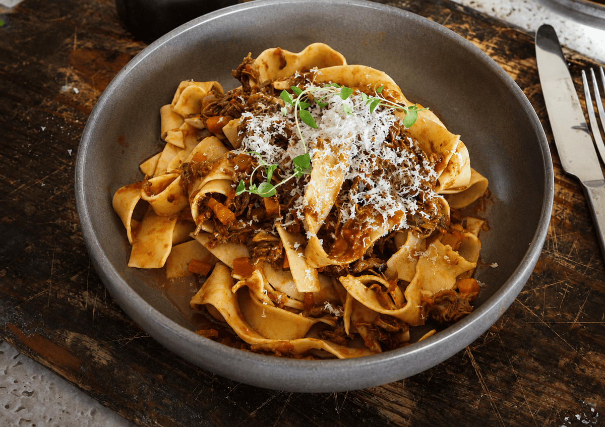 Ragu med pappardelle